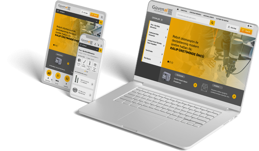 Güvenal Die & Module Comp. B2B Portal Project